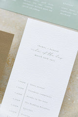 Liliah Order of The Day Card